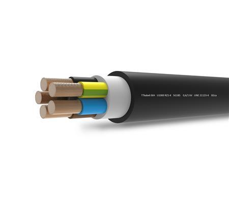 Kabel 5G185 Rz1-K Flex 500M Tr.Sort B2Ca Solar
