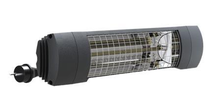 Etherma Exo Comfort 1800W Ip65 Black Solamagic