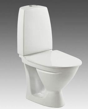 IfÖ Sign Toilet kort model 6832 P lås Compact hvid med IFø Clean IfÖ