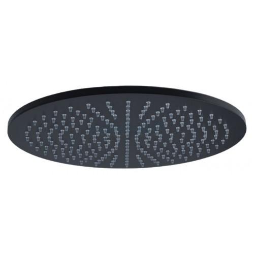 Paffoni Bruserhoved 1/2" Ø 225mm - Mat sort Brusehoveder Paffoni
