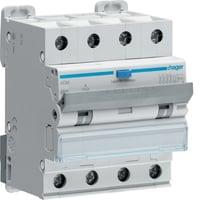 Kombiafbryder Automatsikring/HPFI C 20A 4P