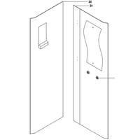 Primeo / Luxor bagpanel til brusekabine 80 x 80 x 195 cm vrige