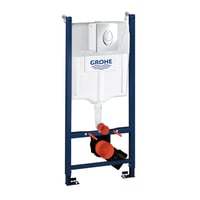 Grohe Solido indbygningscisterne inkl. krom betjeningsplade