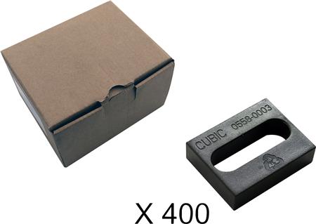 Afstd.Klods Nr. 3 Skinneholder S2000 400 Cubic