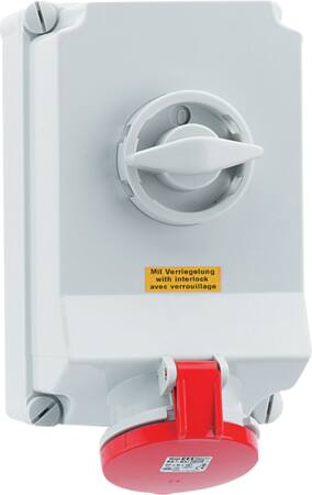 Cee Stikkontakt H6/400/63/5/44 Solar Plus