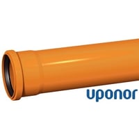 Uponor - Kloakrr glat PVC 315 mm - lngde 3000 mm Uponor