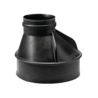 Wavin 600 x 315 mm brndreduktion med gummiringe Wavin