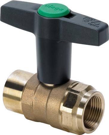 Easytop Kugleventil Rødgods 11/2" Viega