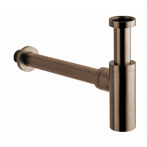 Design Pungvandlås T/Håndvask 1 1/4" - Børstet Sortkrom Designpungvandlås Paffoni