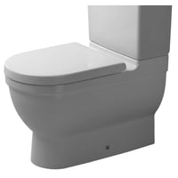 Duravit Starck 3 - Gulvstende toilet m. WonderGliss uden cisterne og sde m. P-ls Duravit