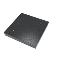 Dksel med karm og ls til 600 mm brnd