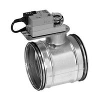 DTBU - Motorspjld (230Vac - On/Off) m. nipler 100 mm - Tthedskl. 4 Lindab